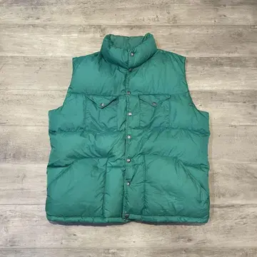 THE NORTH FACE 80s 그린 다운 베스트 XL 미국제