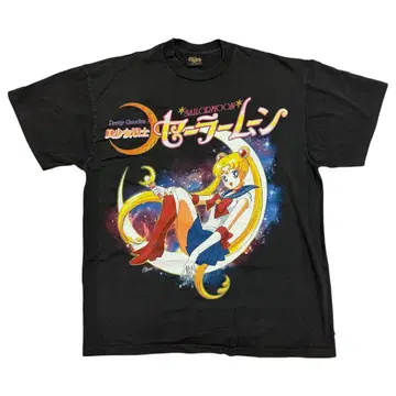세일러문 애니메이션 T셔츠 2003-2004 블랙 XL