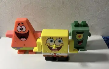 버거킹 완구 스펀지밥 캐릭터 3체 세트