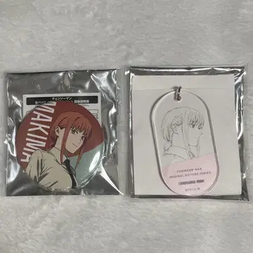 체인소 맨 마키마 POPUP 원화 아크릴 키링 캔뱃지