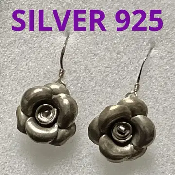 SILVER 925 실버 꽃 플라워 귀걸이