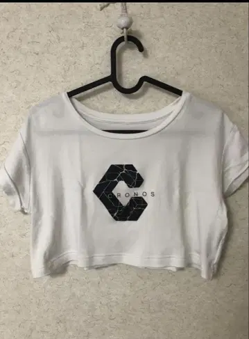 CRONOS 크로노스 크롭 T셔츠 화이트
