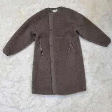 HYKE FAUX SHEARLING COAT 하이크 보아 롱 코트