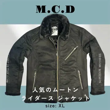 MCD more core division 라이더 자켓 무스탕
