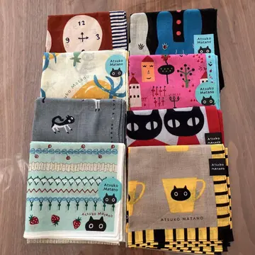 마타노 아츠코 손수건 8개 세트