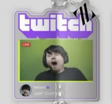ZETA DIVISION x Twitch 아크릴 키링 k4sen TGS