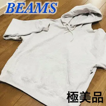 [컨디션 최상] BEAMS 숏 길이 맨투맨 후디 헤비웨이트
