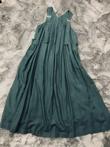 ayane 아얀 점퍼 스커트 멜빵 치마 린넨 레이온