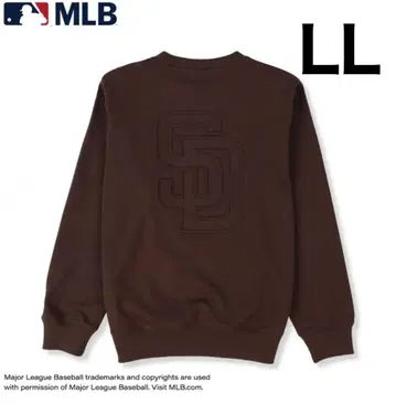새상품 MLB 파드레스 엠보싱 가공 남성용 트레이닝복 LL