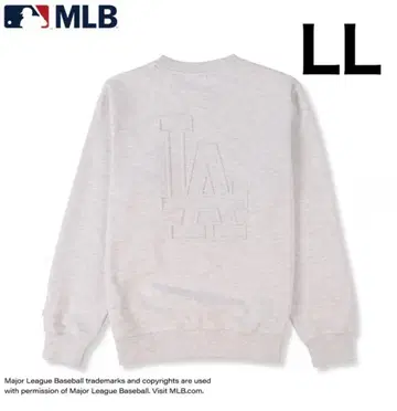 새상품 MLB 다저스 엠보싱 가공 남성용 트레이닝복 LL