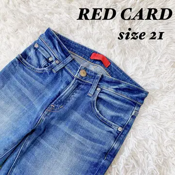 [새상품급] RED CARD 레드카드 30th 앵클 슬림 테이퍼드 데님