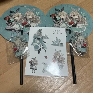 TGS2025 tgs 아카쿠라 아크릴 키링 부채 씰