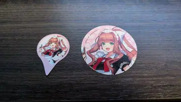 두근두근 문예부 모니카 피크 코스터 Monika 콜라보 카페