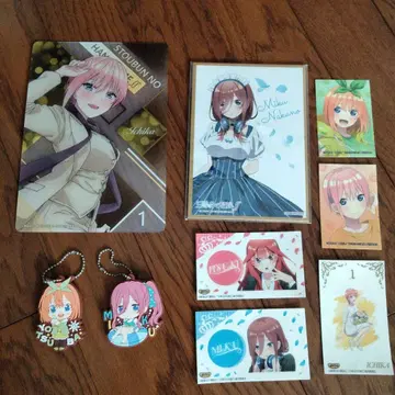 [ 5등분의 신부 ] 키링, 아크릴판, 색지, 스티커 세트