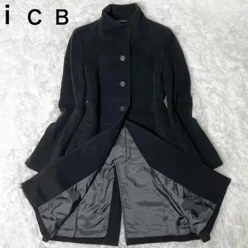 아이씨비 iCB 캐시미어 롱 코트 여성용 9 M 블랙 블랙