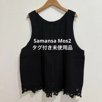 Samansa Mos2 앞뒤 착용 바텐 레이스 베스트 택 포함 미사용품
