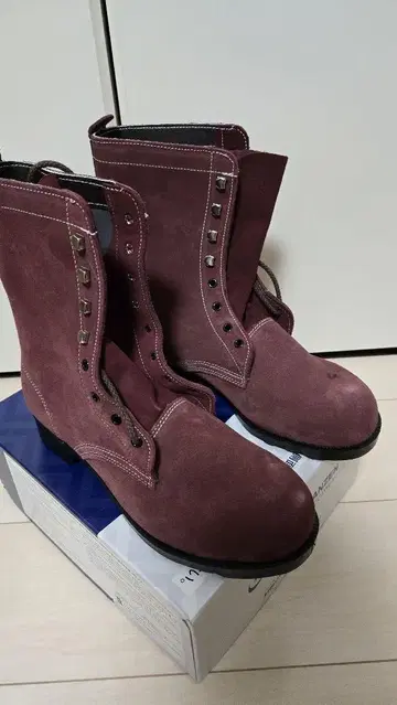 미도리 안전 안전화 W3901N 워크 부츠 26.5cm 와인 레드