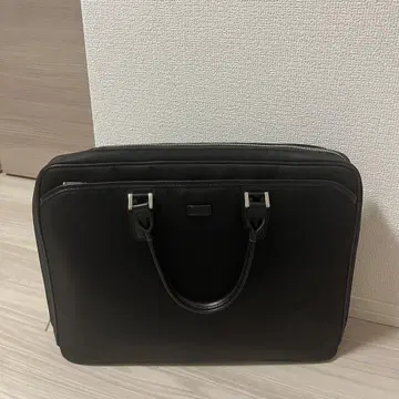 블랙 비즈니스 백 합성 피혁