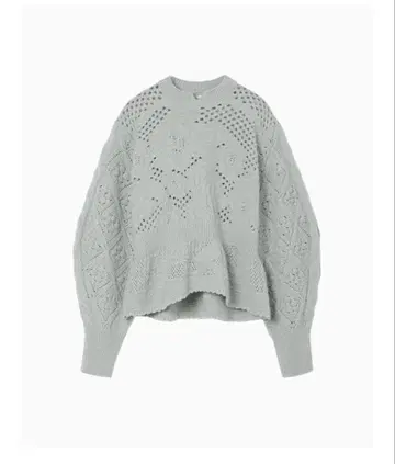 Multi Pattern Low Gauge Knitted Top