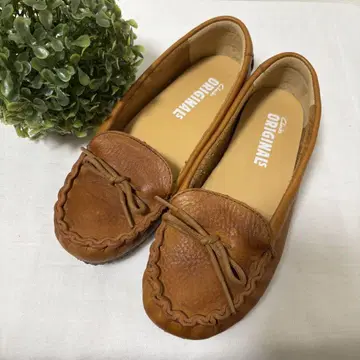 Clarks ORIGLNALS 클락스 오리지널스 천연 가죽 모카신 리본