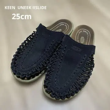 KEEN 유니크 슬라이드 25cm BLACK x PLAZA TAUPE