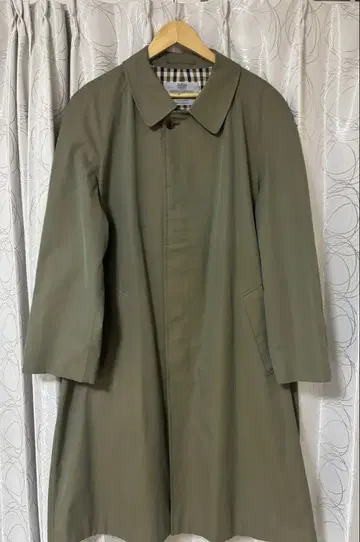 [ 컨디션 최상 ] Aquascutum 스텐카라 코트 올리브