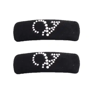 thevirgins bijou V velvet hair pin
