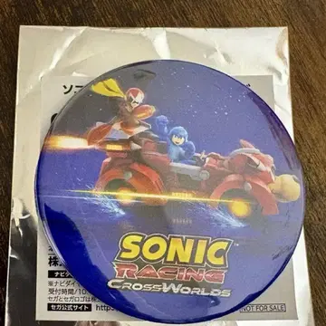 TGS 소닉 레이싱 크로스 월드 캔뱃지 록맨 블루스
