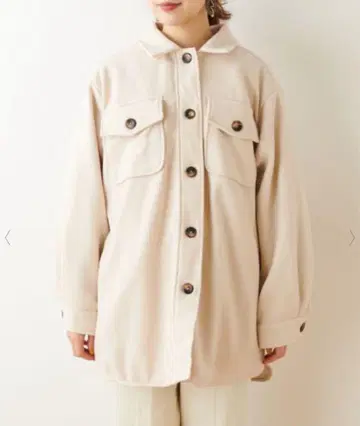 OLIVE des OLIVE 페이크 울 CPO 자켓