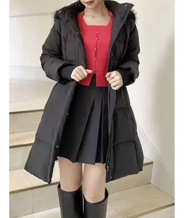 허리 마크 레이디 충전솜 코트 dazzlin 다즐린