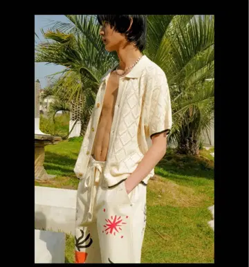 satur 세터 반팔 셔츠 미사용 새상품