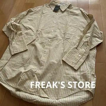 택 포함 새상품 FREAK'S STORE 스트라이프 셔츠