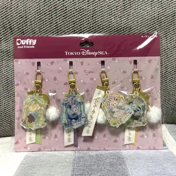 Duffy and Friends 아크릴 키링 4개 세트