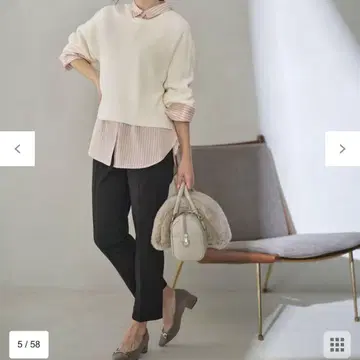 anysis 써모 2WAY 스트레치 테이퍼드 팬츠 블랙