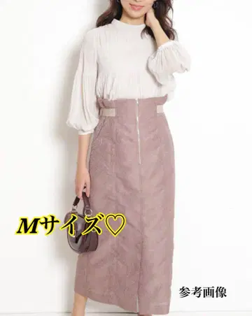마이 스트라다 자카드 타이트 스커트 M 38 페이즐리 무늬