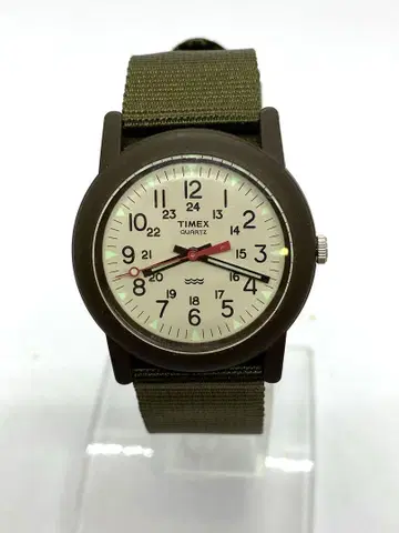 TIMEX 타이맥스 쿼츠 손목시계 올리브 그린