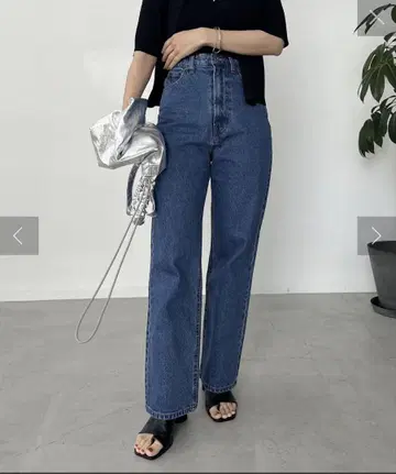 하이웨스트 스트레이트 데님 블루