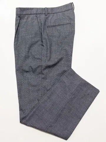 ATON 에이트 1 플리츠 슬랙스 06 그레이 체크 가을/겨울