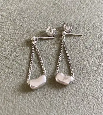 STAR JEWELRY 실버 925 콩 귀걸이