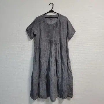 maison de soil 메종드소일 린넨 염색 원피스 그레이