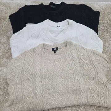 UNIQLO ZARA 니트 스웨터 3종 세트