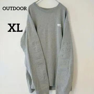 그레이 OUTDOOR 아웃도어 로고 긴팔 트레이닝복 XL