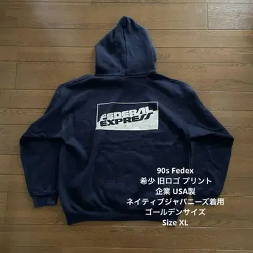 90s Fedex 구 로고 골든 사이즈 네이티브 재패니즈 USA 제조