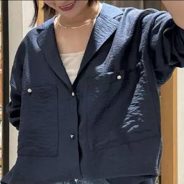 새상품급 콜라주 개럴개런트 2WAY 빈티지풍 오픈 카라 셔츠