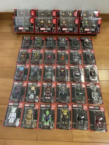BE@RBRICK MARVEL 해피 복권 베어브릭상 & 페어 박스상