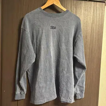 WIND AND SEA L/S T-shirt Blue 롱티 긴팔 S