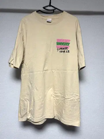 weezer 2023 japan 투어 T셔츠 size XL 위저