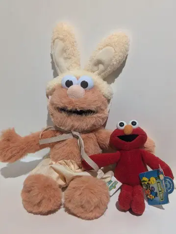 엘모 봉제 인형 더스티 컬러 S 사이즈 세서미 스트리트 마켓