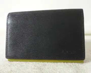 새상품급 폴스미스 클래식 엠보싱 명함지갑 카드 케이스 블랙