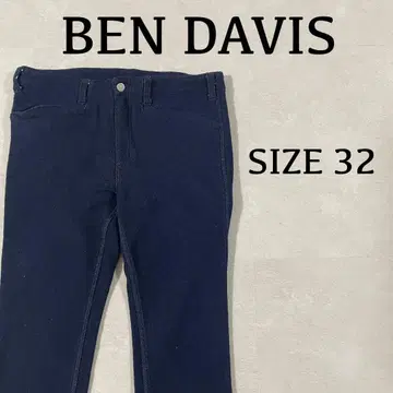 [ 새상품급 ] BEN DAVIS 워크 팬츠 조그 슬림 팬츠 32 네이비